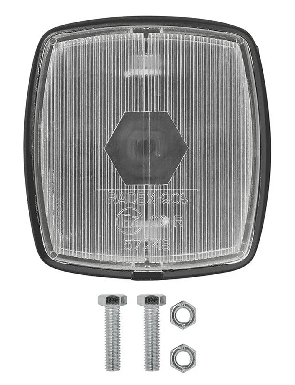 ProPlus 343701 Positionsleuchte weiß 66x62mm für Anhänger Wohnwagen Wohnmobil