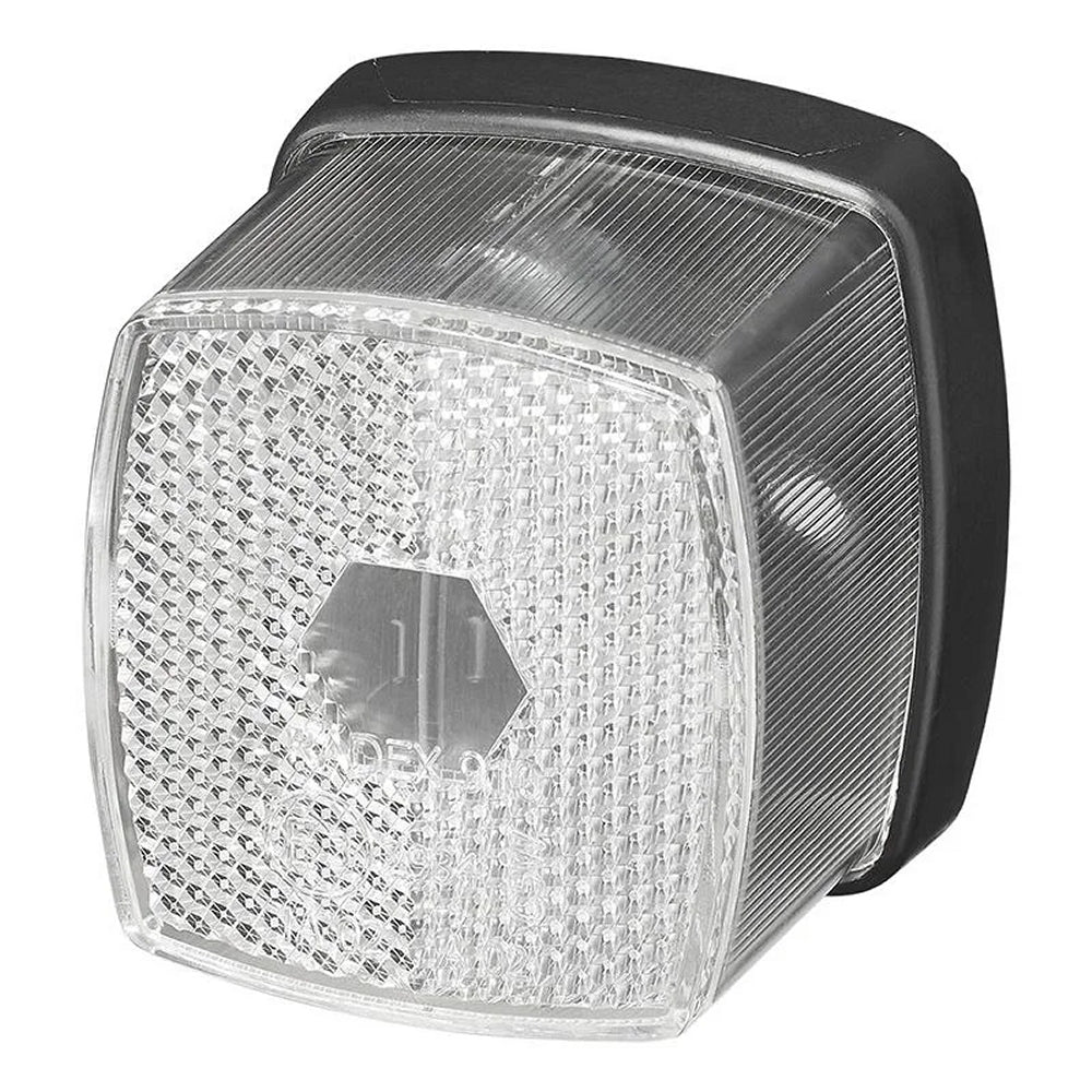 ProPlus 343702 Positionsleuchte weiß 66x62mm mit Rückstrahler für Anhänger