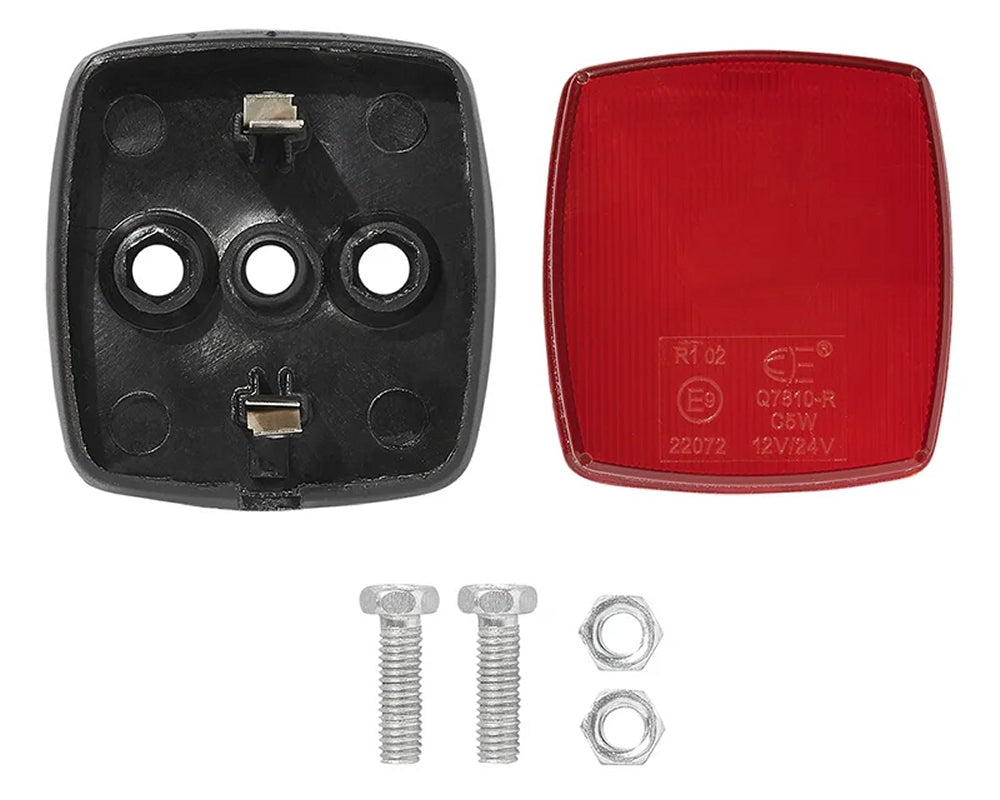 ProPlus 343703PM Positionsleuchte rot 65x60mm für Anhänger Wohnwagen Wohnmobil