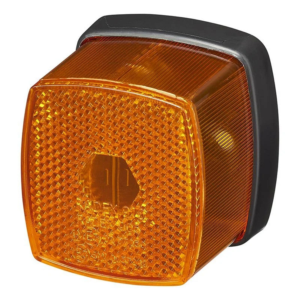 ProPlus 343704 Seitenmarkierungsleuchte orange 66x62mm für Anhänger Wohnwagen Wohnmobil