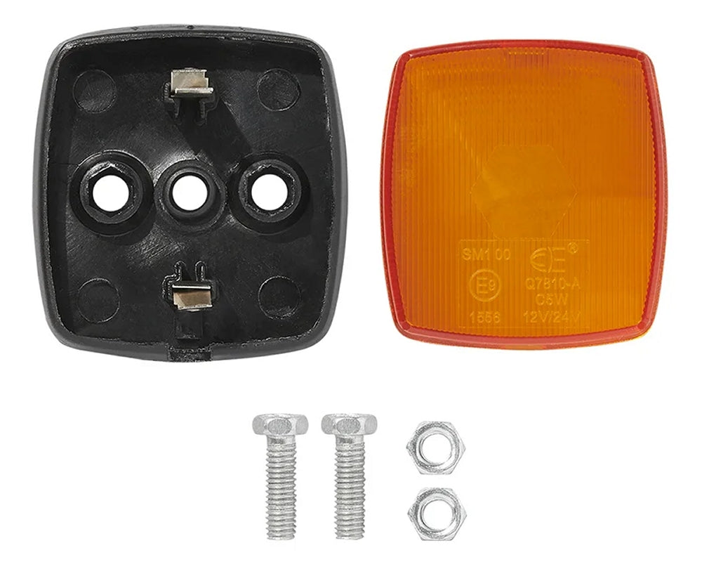 ProPlus 343704PM Seitenmarkierungsleuchte orange 65x60mm für Anhänger Wohnwagen Wohnmobil