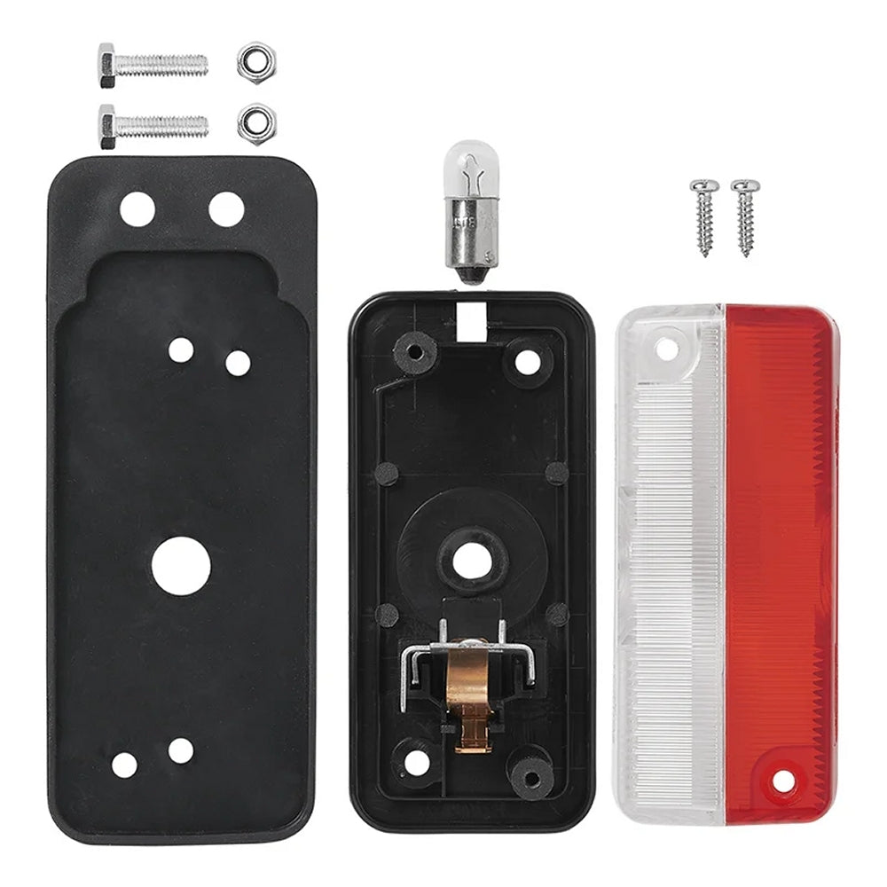 ProPlus 343711 Umrissleuchte rot/weiß 92x42mm mit Pendel für Anhänger Wohnwagen Wohnmobil