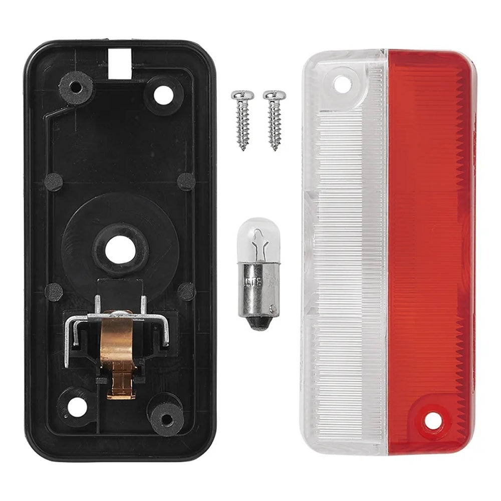 ProPlus 343712 Umrissleuchte rot/weiß 92x42mm für Anhänger Wohnwagen Wohnmobil