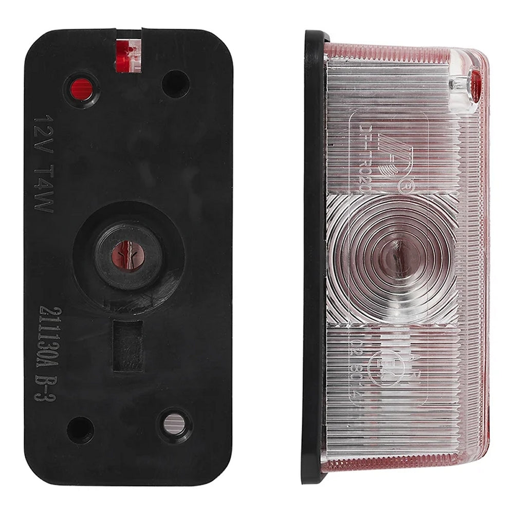 ProPlus 343712 Umrissleuchte rot/weiß 92x42mm für Anhänger Wohnwagen Wohnmobil