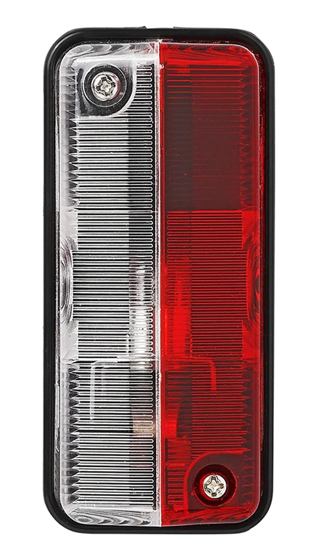 ProPlus 343712 Umrissleuchte rot/weiß 92x42mm für Anhänger Wohnwagen Wohnmobil