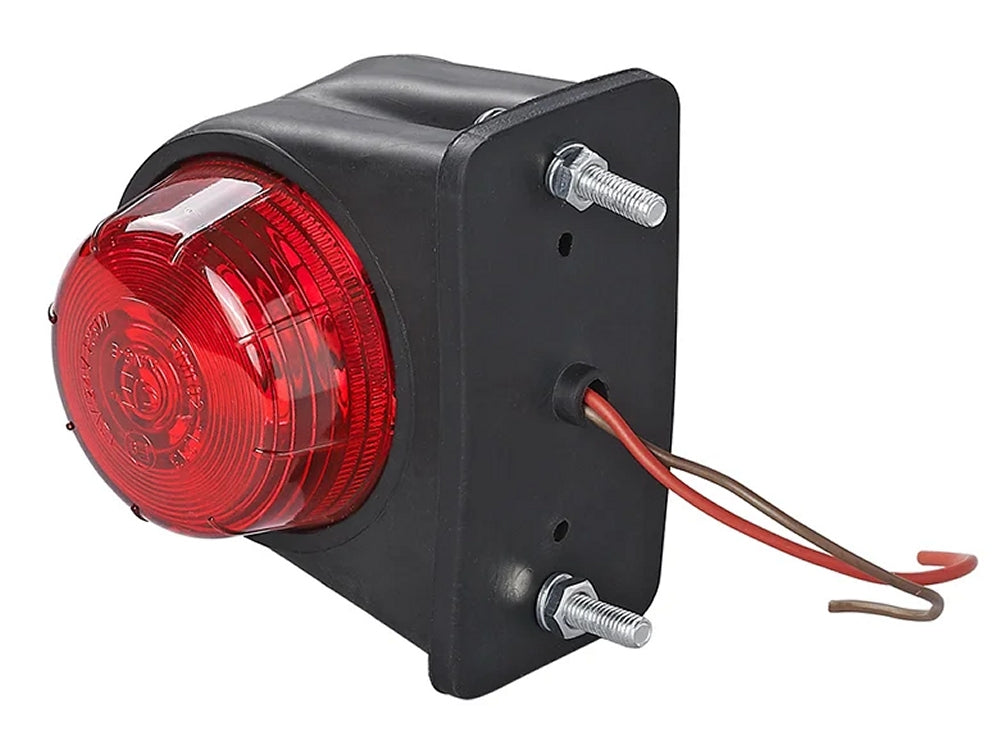 ProPlus 343716 Umrissleuchte rot/weiß 67x78mm flach für Anhänger Wohnwagen Wohnmobil