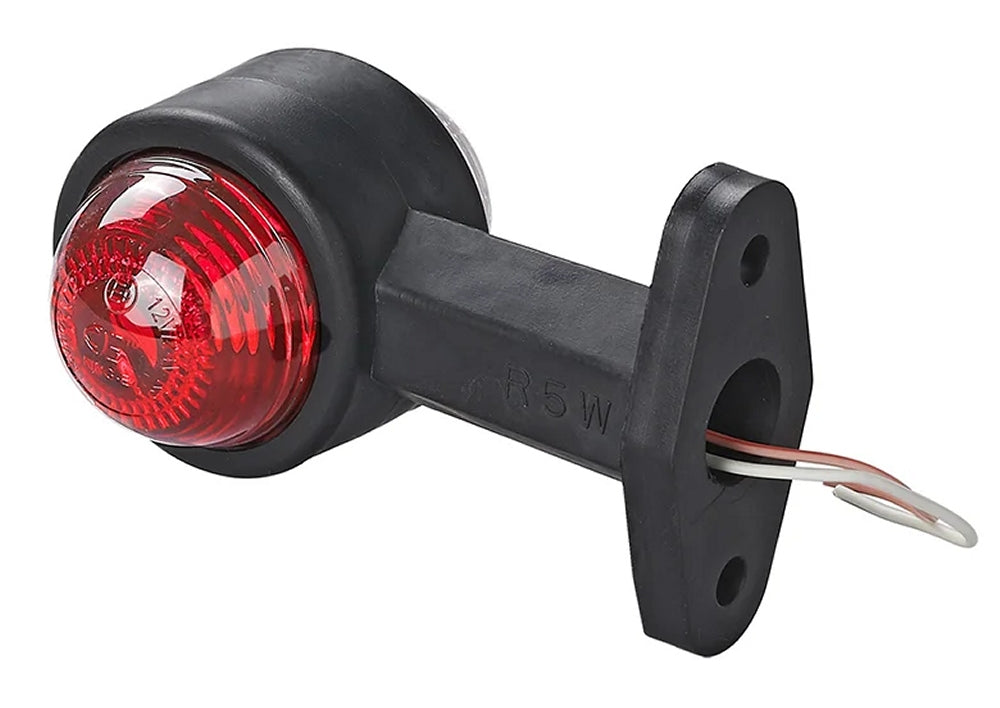 ProPlus 343717 Umrissleuchte rot/weiß 123x85mm gerade für Anhänger Wohnwagen Wohnmobil