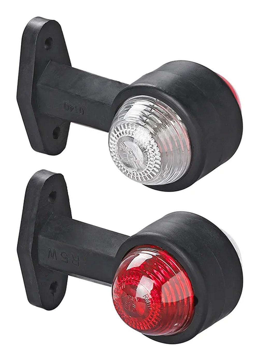 ProPlus 343717 Umrissleuchte rot/weiß 123x85mm gerade für Anhänger Wohnwagen Wohnmobil