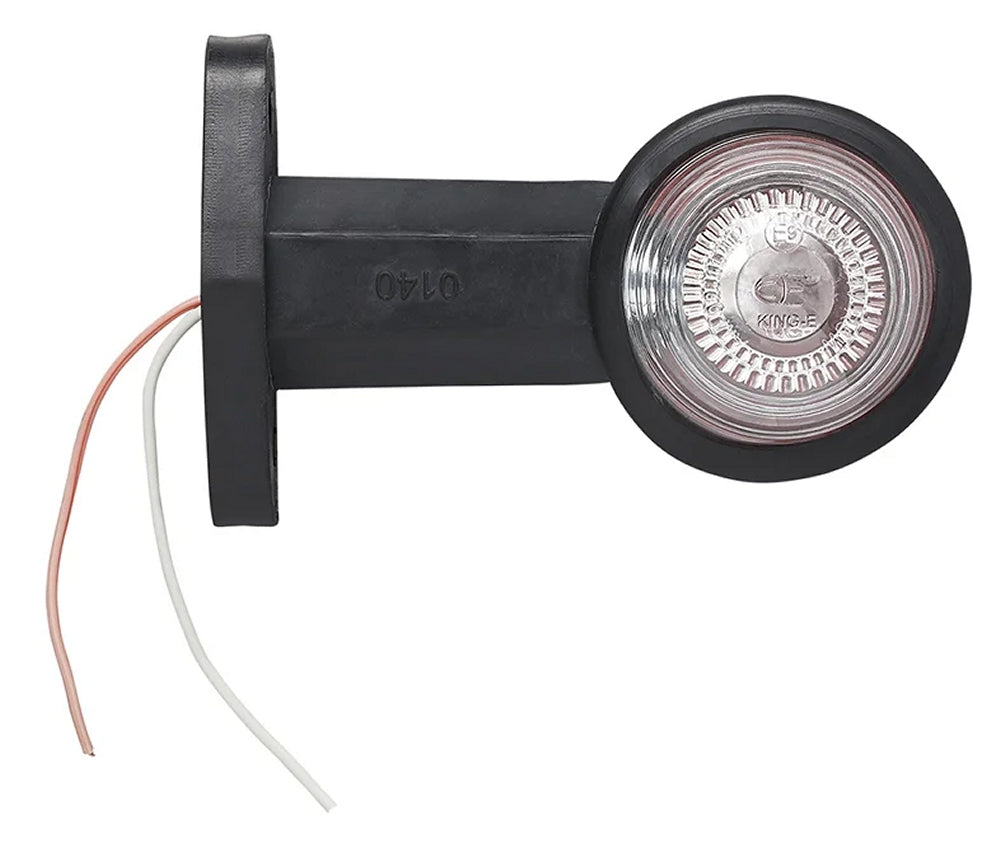 ProPlus 343717 Umrissleuchte rot/weiß 123x85mm gerade für Anhänger Wohnwagen Wohnmobil