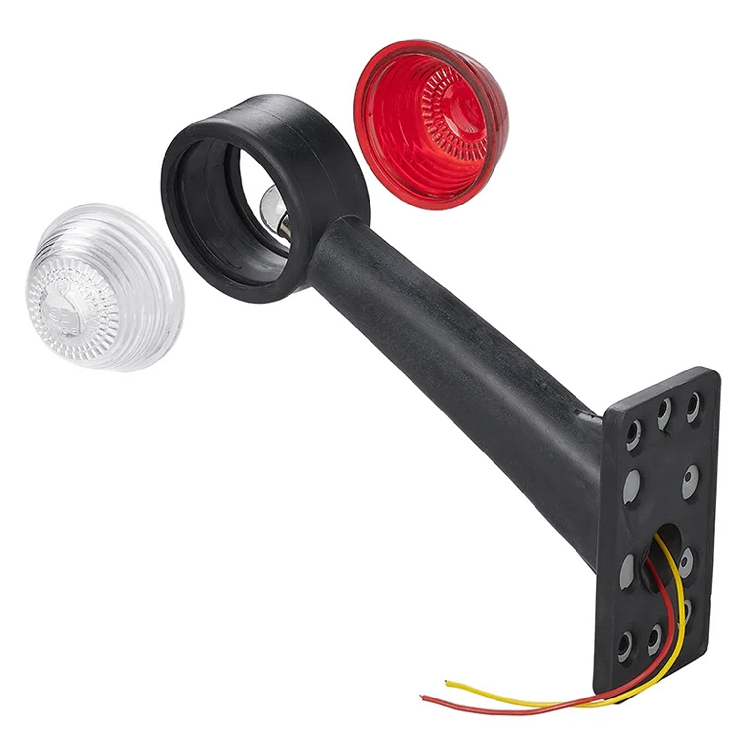 ProPlus 343718 2 x Begrenzungsleuchten / Positionsleuchten SCHRÄG ABGEWINKELT für Anhänger