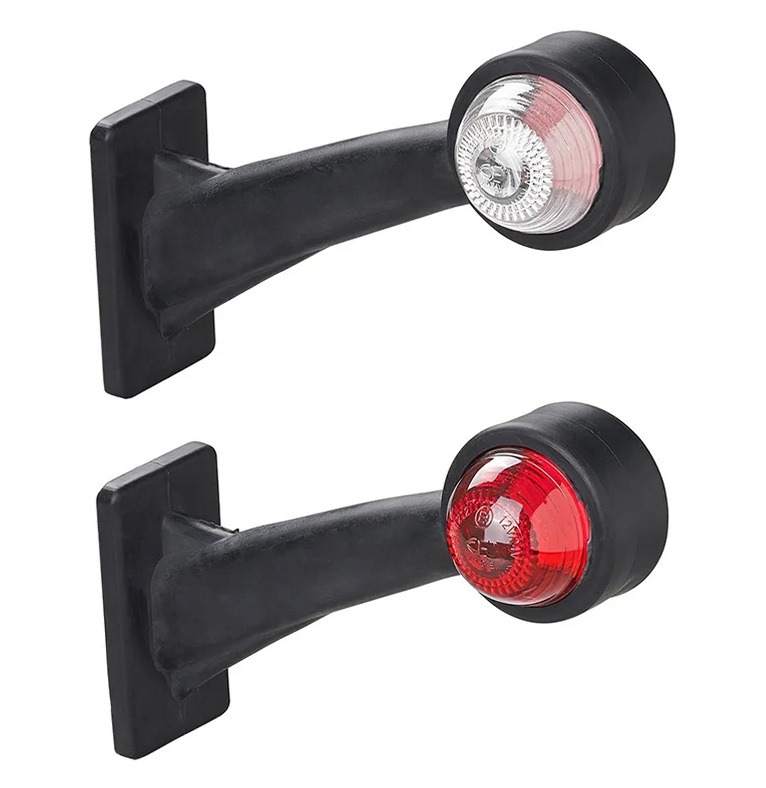 ProPlus 343718 2 x Begrenzungsleuchten / Positionsleuchten SCHRÄG ABGEWINKELT für Anhänger