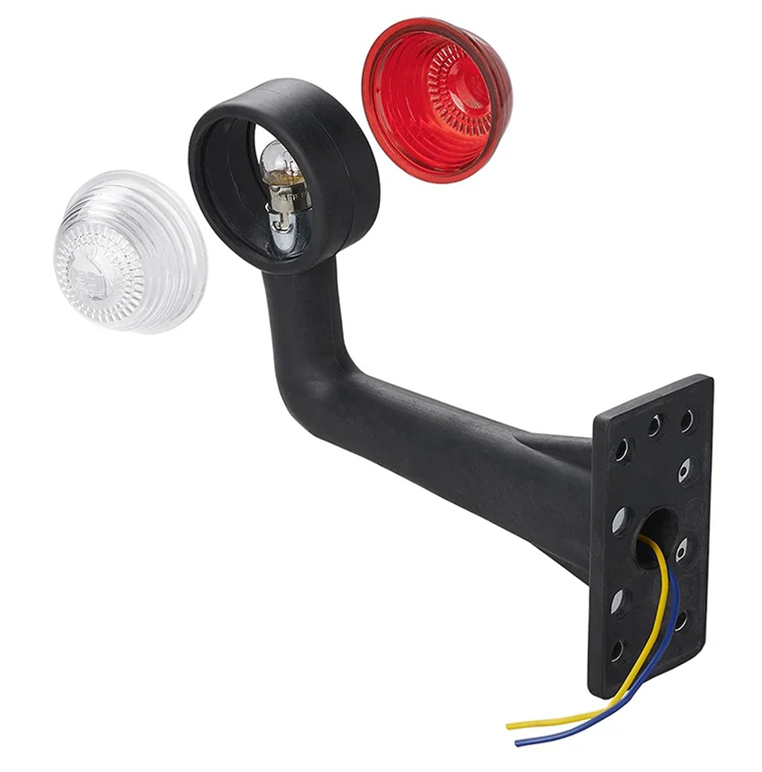 ProPlus 343719 2 x Begrenzungsleuchten / Positionsleuchten RECHTWINKLIG für Anhänger