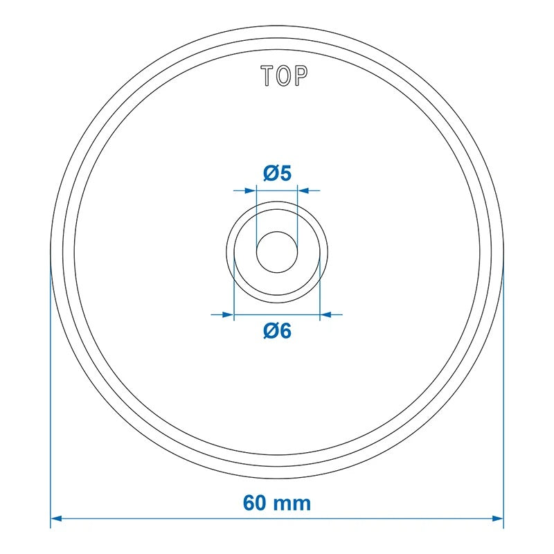 ProPlus 343756 Reflektor Weiß Ø60mm zur Schraubbefestigung Rückstrahler