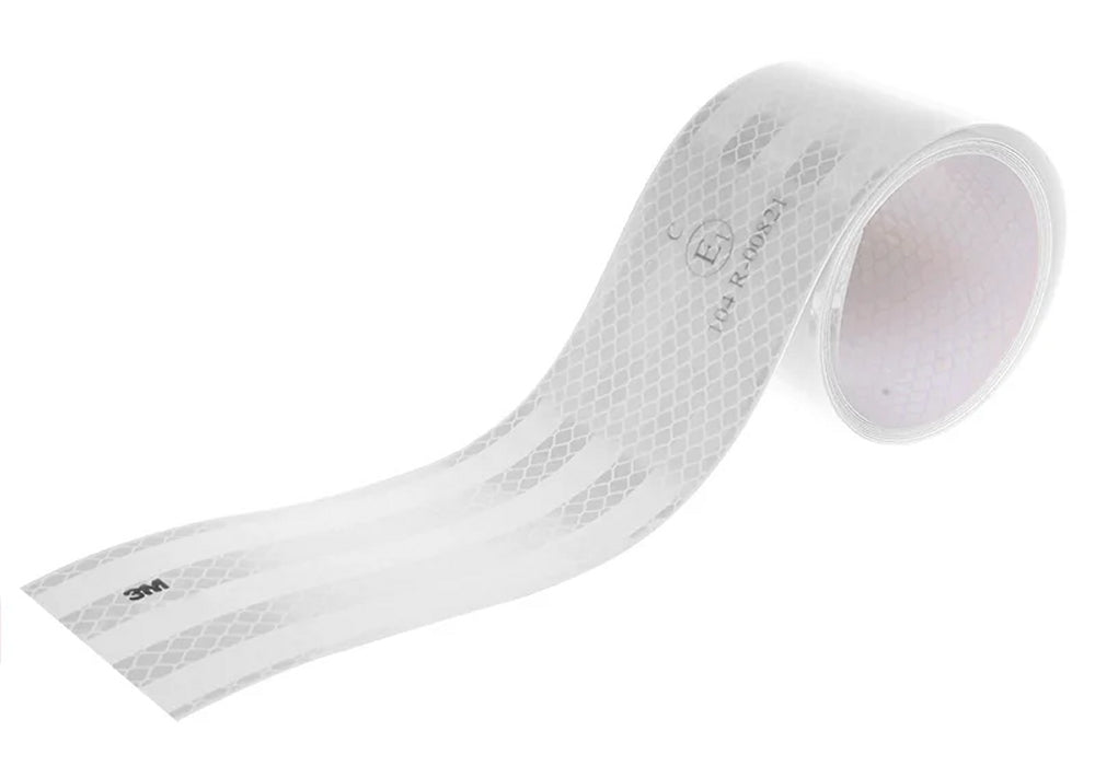 ProPlus 343794 Reflektierendes Klebeband weiß Länge 2m Breite 50mm