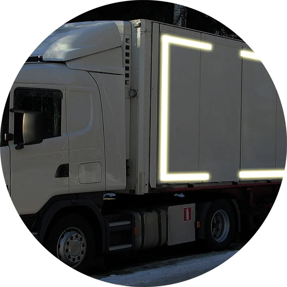 ProPlus 343794 Reflektierendes Klebeband weiß Länge 2m Breite 50mm