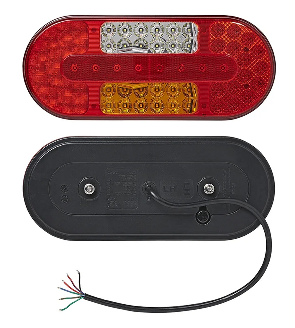 ProPlus 343947 Rückleuchte 6 Funktionen 323x134mm 54 LED links für Anhänger