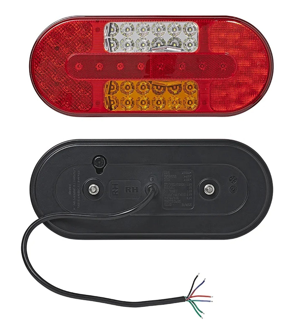 ProPlus 343948 Rückleuchte 6 Funktionen 323x134mm 54 LED rechts für Anhänger