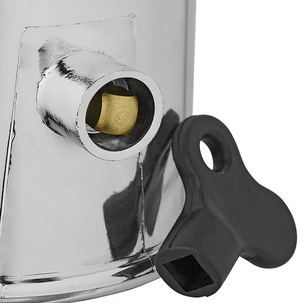 ProPlus 344165 Abdeckkappe für Anhängerkupplung Chrom mit Schloss