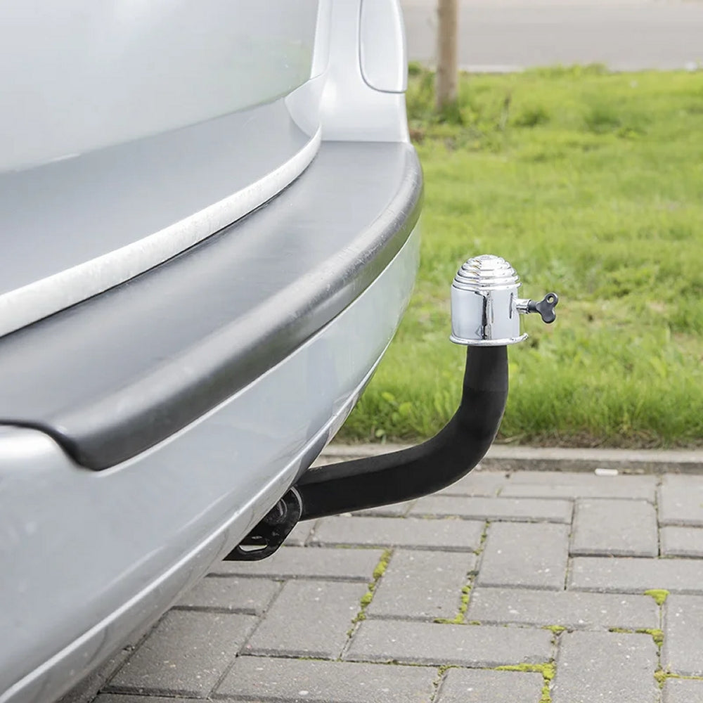 ProPlus 344165 Abdeckkappe für Anhängerkupplung Chrom mit Schloss