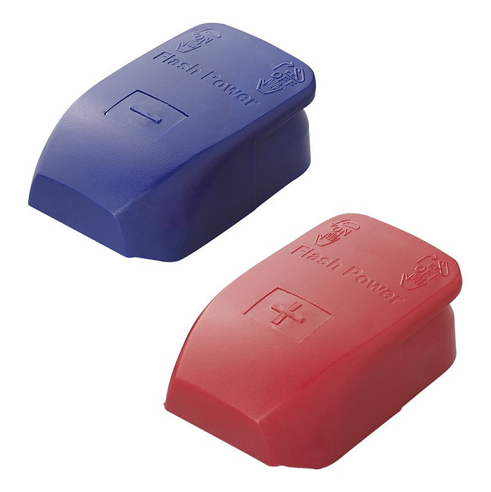 ProPlus 347005s SET 2 x Quick-Power Polklemmen Rot/Blau Batterie Schnellverschluss