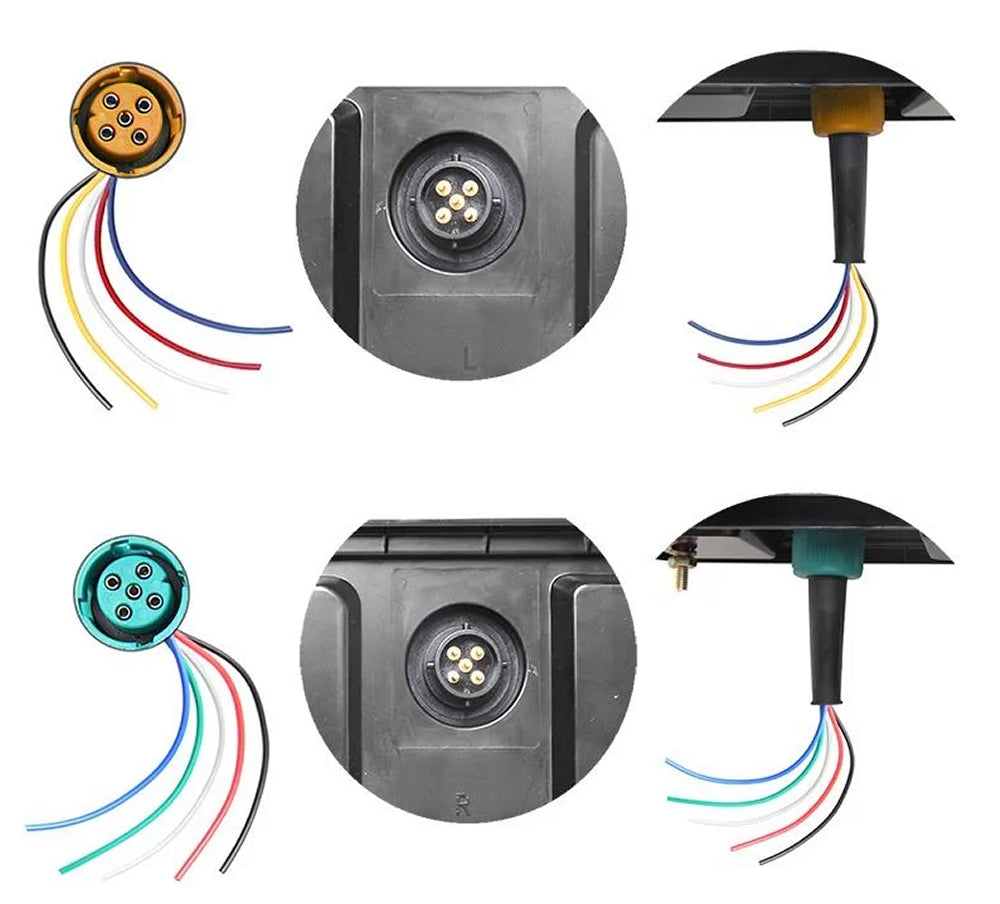 ProPlus 343086 Anschluss Set 5 polig 15cm für Rückleuchten Anhängerbeleuchtung