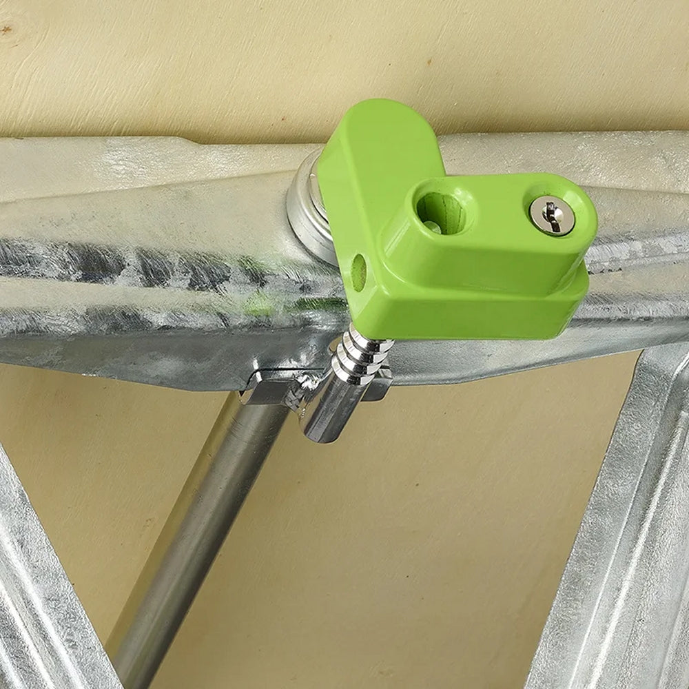 ProPlus 360150 Ausdrehstützenschloss mit 2 Schlüsseln Ausdrehstütze Schloss