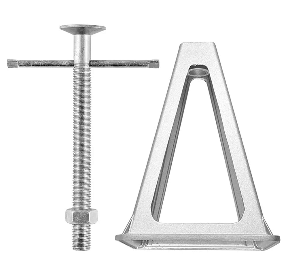 ProPlus 360803 Satz 4 x Stützböcke, höhenverstellbar aus Aluminium