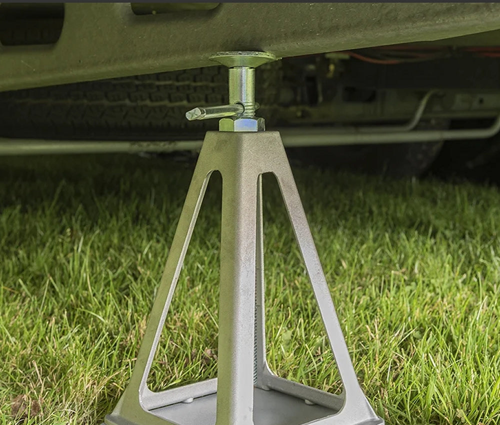 ProPlus 360803 Satz 4 x Stützböcke, höhenverstellbar aus Aluminium