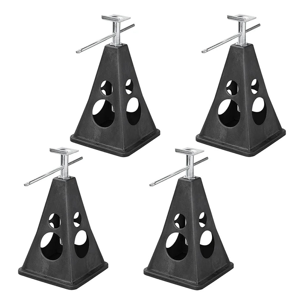 ProPlus 360808 Satz 4 x Stützböcke höhenverstellbar aus Kunststoff 750kg pro Stück