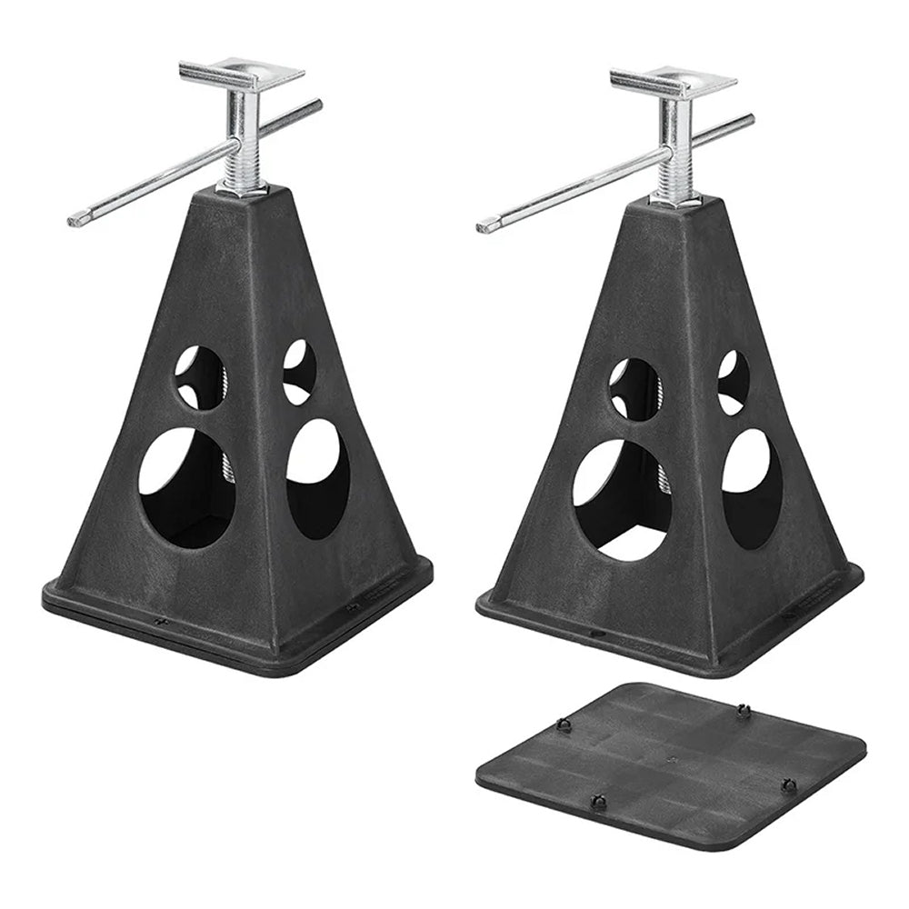 ProPlus 360808 Satz 4 x Stützböcke höhenverstellbar aus Kunststoff 750kg pro Stück