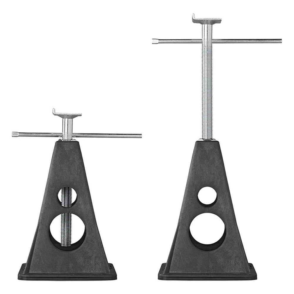 ProPlus 360808 Satz 4 x Stützböcke höhenverstellbar aus Kunststoff 750kg pro Stück