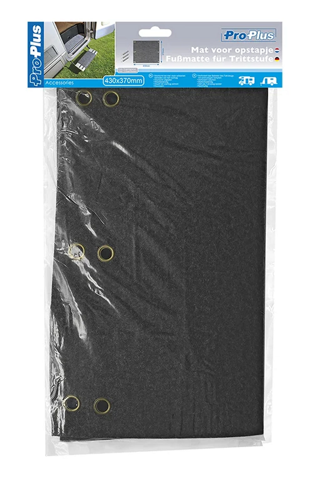 ProPlus 360831 Fußmatte für Trittstufe 445 x 375mm Wohnwagen Wohnmobil