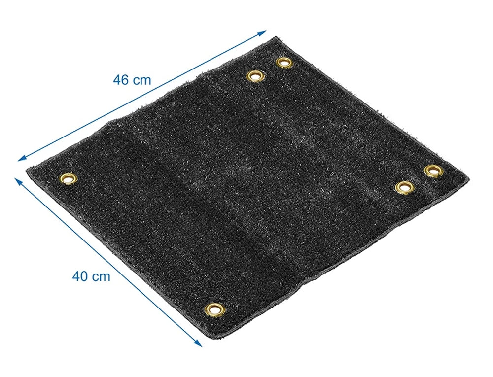 ProPlus 360832V01 Fußmatte für Trittstufe Schwarz 46 x 40cm