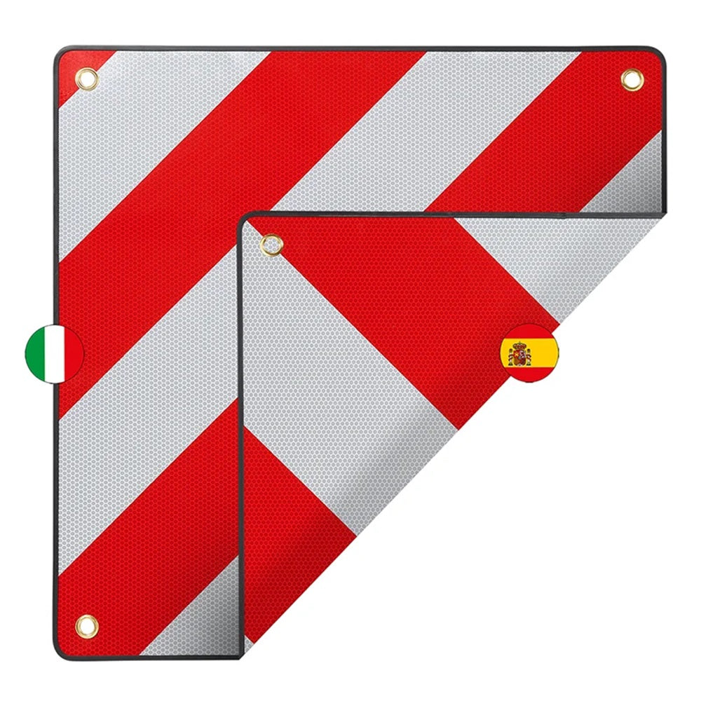 ProPlus 361234 Alu Warntafel 50x50cm für Italien Spanien 2 in 1