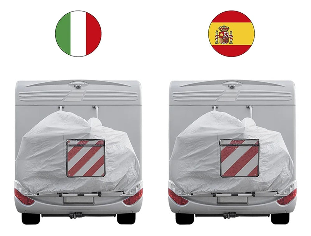 ProPlus 361234 Alu Warntafel 50x50cm für Italien Spanien 2 in 1