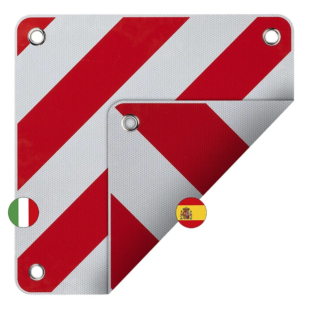 ProPlus 361234V01 Flexible Warntafel 50x50cm für Italien Spanien 2 in 1