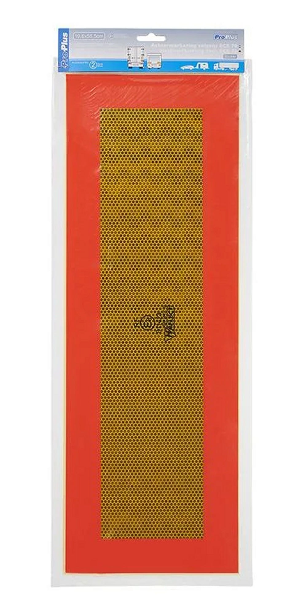 ProPlus 361239 2 Stück Warntafel ECE R70 Alu Markierungstafel LkW Wohnwagen Wohnmobil