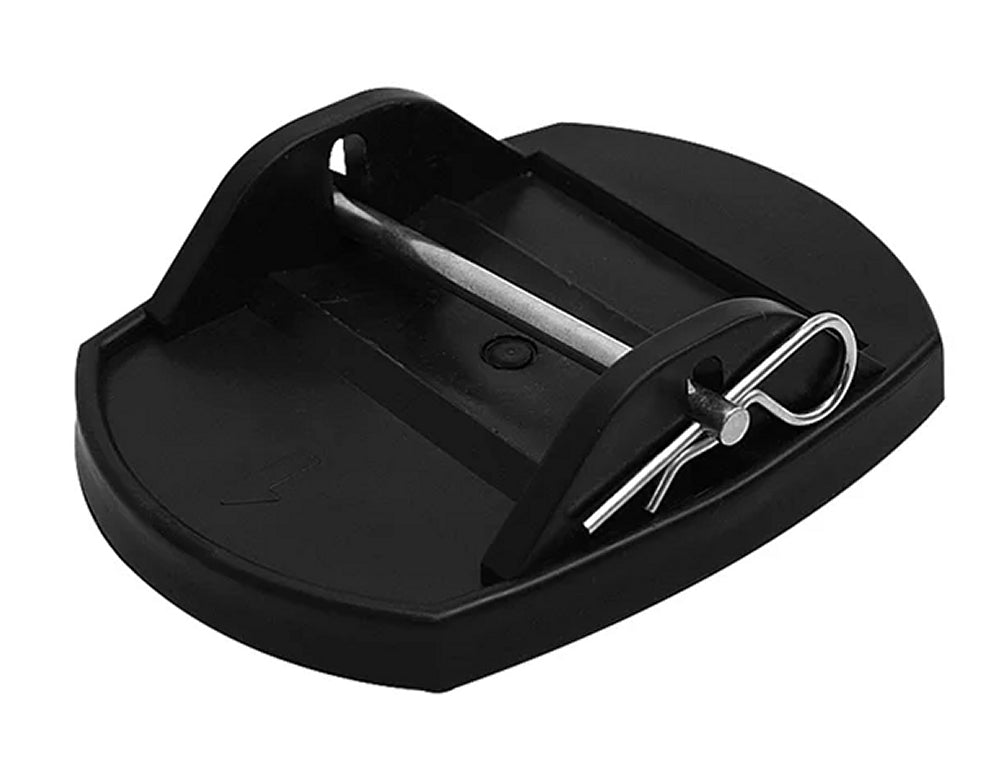 ProPlus 361524 1 Stück Stützplatte mit Metallstift Unterlegplatte für Eckstützen auf weichem Boden