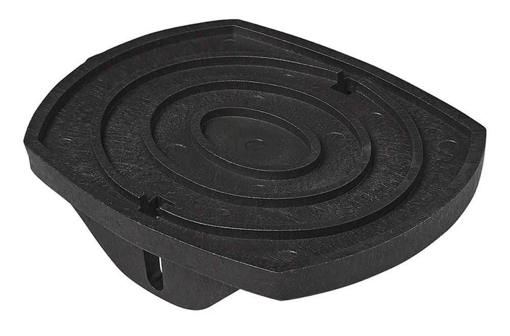 ProPlus 361528 4 Stück Stützplatten Unterlegplatten für Kurbelstütze Ausdrehstütze