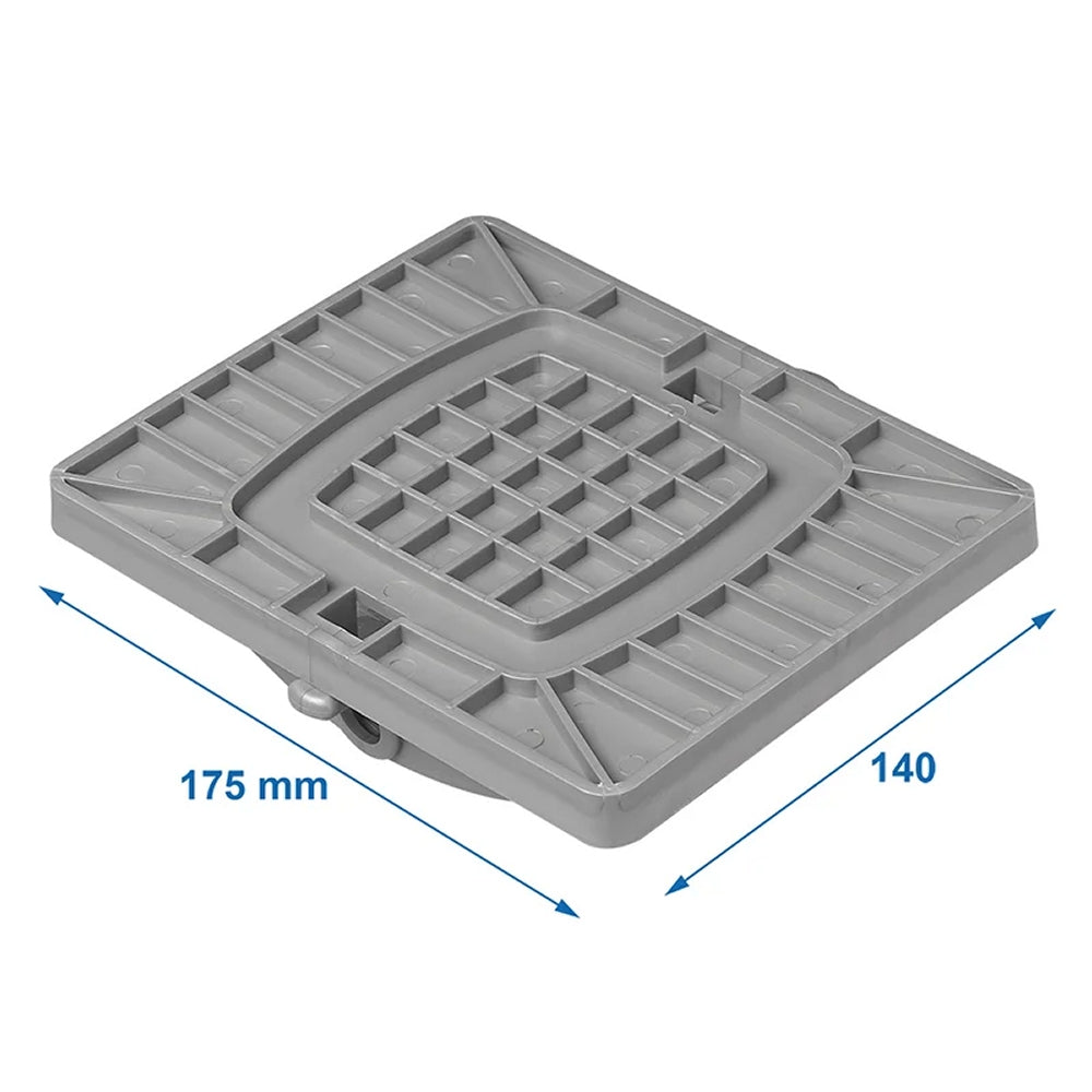 ProPlus 361534 4 Stück Stützplatten XL Unterlegplatten für Eckstützen auf weichem Boden