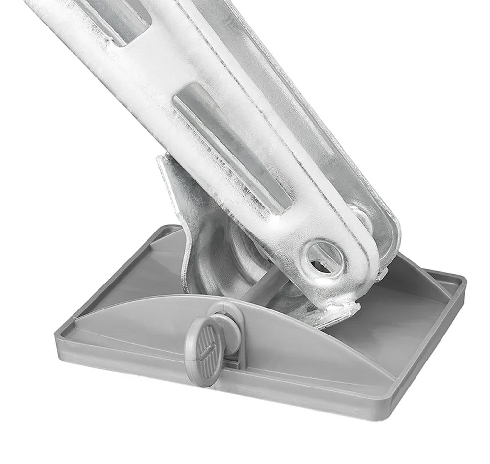 ProPlus 361534 4 Stück Stützplatten XL Unterlegplatten für Eckstützen auf weichem Boden