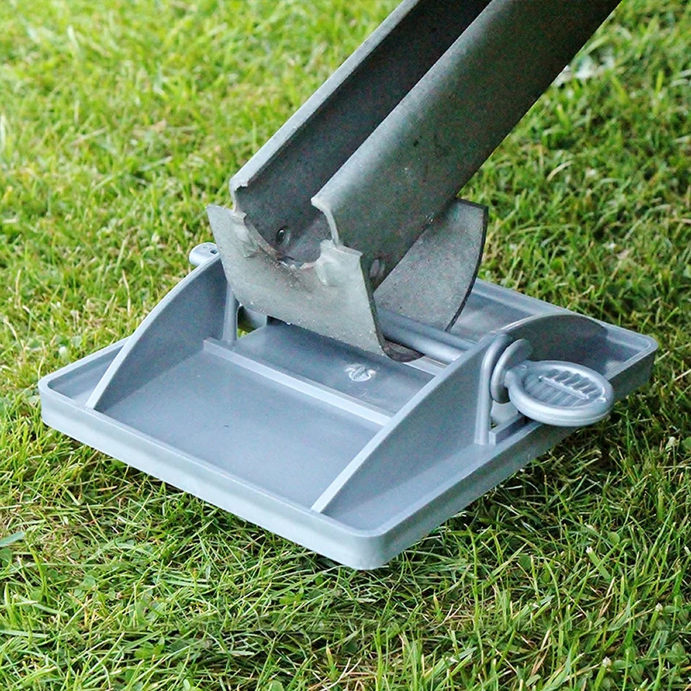 ProPlus 361534 4 Stück Stützplatten XL Unterlegplatten für Eckstützen auf weichem Boden