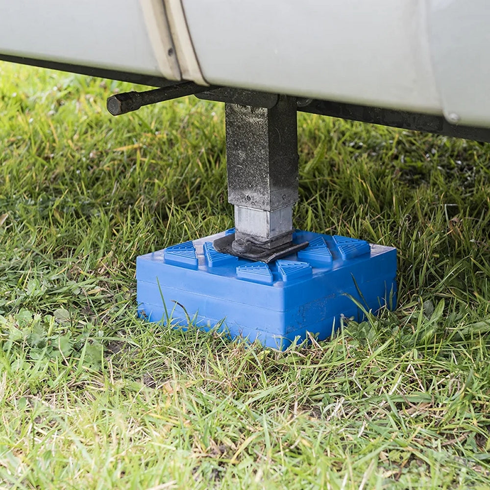 ProPlus 361538 4 Stück stapelbare Stützplatten für Ausdrehstützen