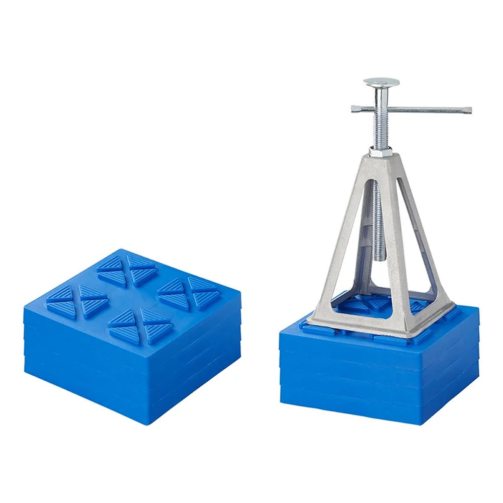 ProPlus 361538 4 Stück stapelbare Stützplatten für Ausdrehstützen