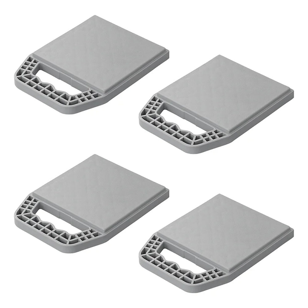 ProPlus 361538V01 4 Stück Stützplatten stapelbar mit Griff Unterlegplatten