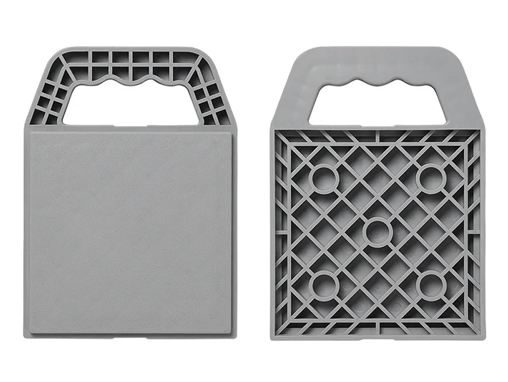 ProPlus 361538V01 4 Stück Stützplatten stapelbar mit Griff Unterlegplatten