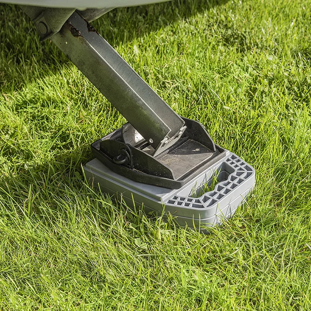 ProPlus 361538V01 4 Stück Stützplatten stapelbar mit Griff Unterlegplatten