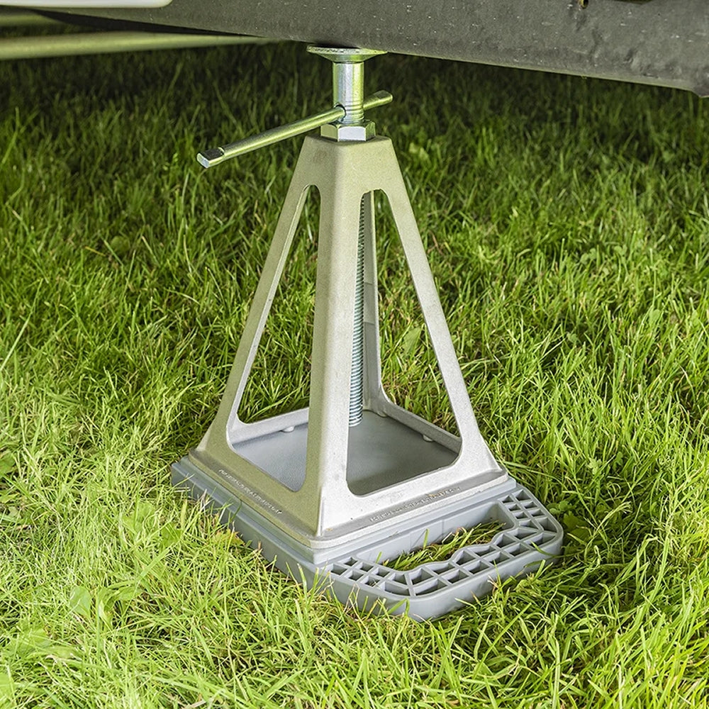 ProPlus 361538V01 4 Stück Stützplatten stapelbar mit Griff Unterlegplatten