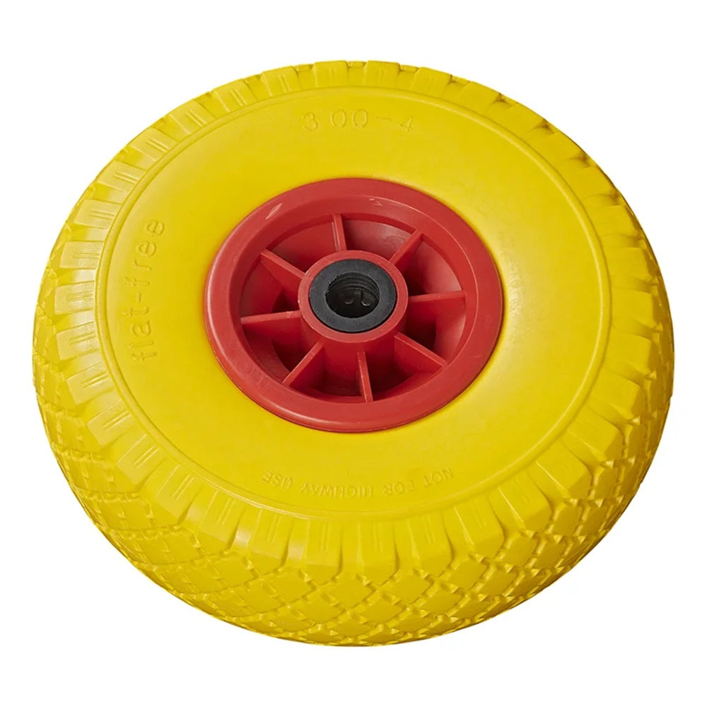 ProPlus 341554PU Ersatzrad für Stützrad Kunststofffelge mit PU Reifen 10" 3.00-4