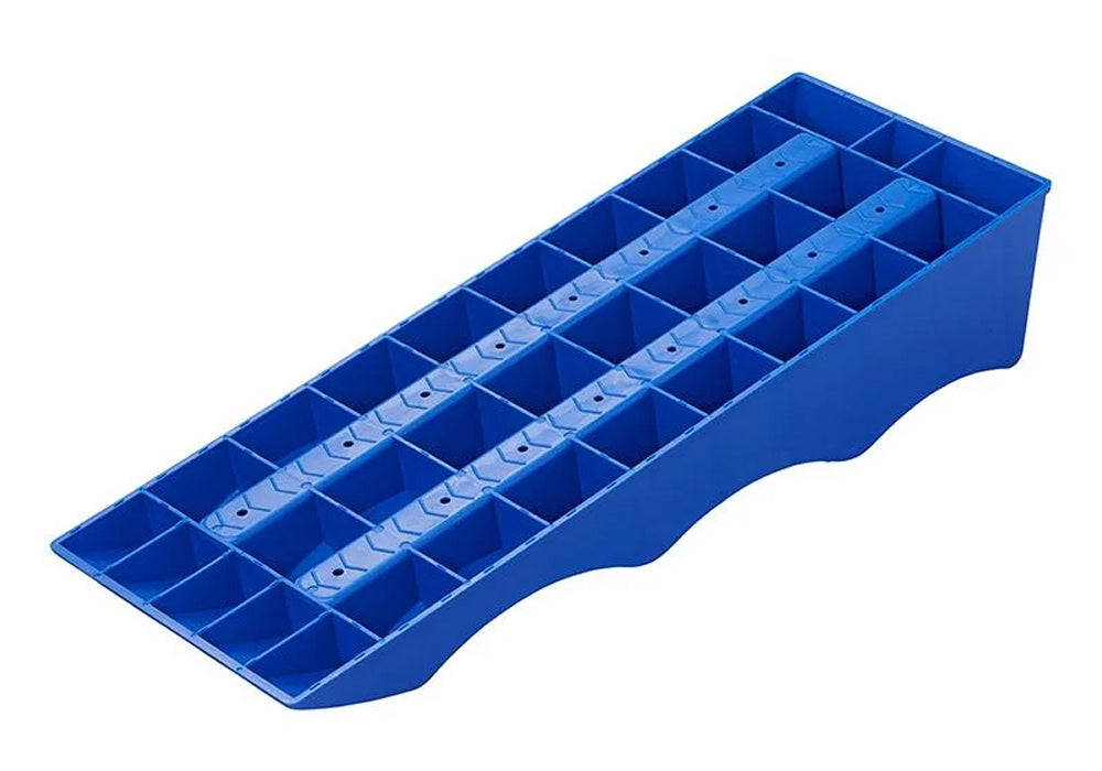 ProPlus 361560 2 Stück Ausgleichskeile blau 3 Ebenen Auffahrrampen